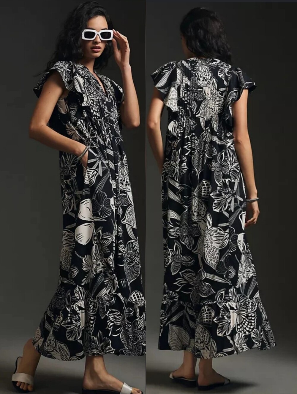 Maeve Cassandra Maxi Dress Floral Anthropologie
